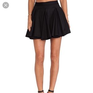 Torn by Ronny Kobo Black Gwen Skirt Ponte
